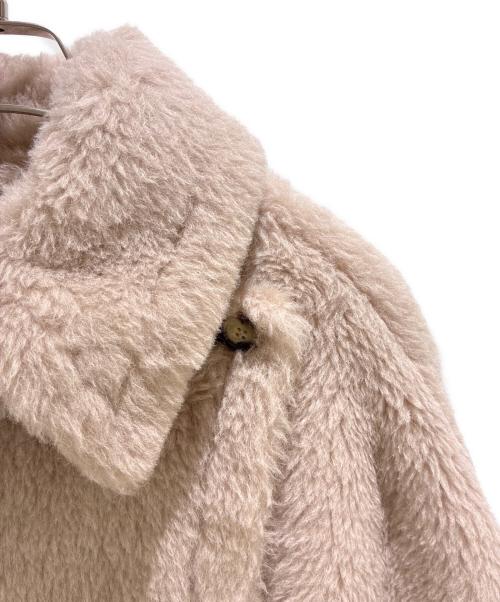 MaxMara（マックスマーラ）MaxMara (マックスマーラ) テディベアケープ ライトピンク サイズ:FREE 未使用品の古着・服飾アイテム