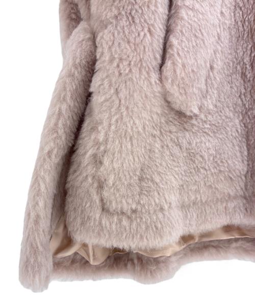 MaxMara（マックスマーラ）MaxMara (マックスマーラ) テディベアケープ ライトピンク サイズ:FREE 未使用品の古着・服飾アイテム