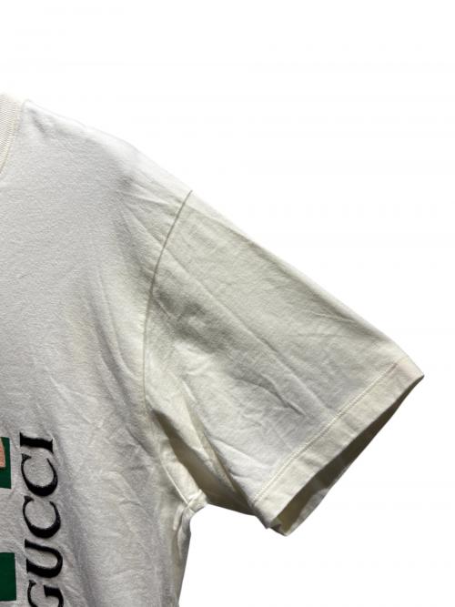 GUCCI（グッチ）GUCCI (グッチ) スパンコールTシャツ アイボリー サイズ:Mの古着・服飾アイテム