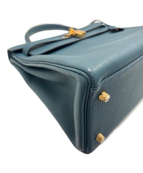 HERMES（エルメス）HERMES (エルメス) ケリー32/内縫い/ゴールド金具/トゴ/T刻印2015年製 ブルー系 サイズ:32の古着・服飾アイテム