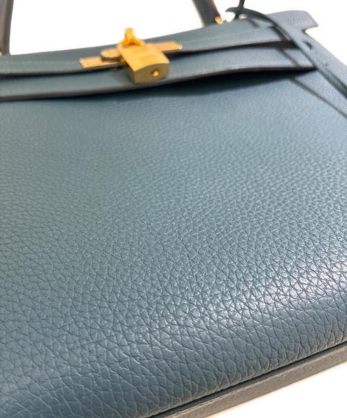 HERMES（エルメス）HERMES (エルメス) ケリー32/内縫い/ゴールド金具/トゴ/T刻印2015年製 ブルー系 サイズ:32の古着・服飾アイテム