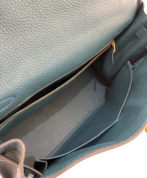 HERMES（エルメス）HERMES (エルメス) ケリー32/内縫い/ゴールド金具/トゴ/T刻印2015年製 ブルー系 サイズ:32の古着・服飾アイテム