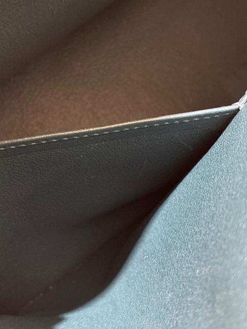 HERMES（エルメス）HERMES (エルメス) ケリー32/内縫い/ゴールド金具/トゴ/T刻印2015年製 ブルー系 サイズ:32の古着・服飾アイテム