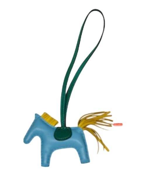 HERMES（エルメス）HERMES (エルメス) ロデオチャーム PM セレスト×ヴェールヴェロン×ジョーヌナプル サイズ:PMの古着・服飾アイテム