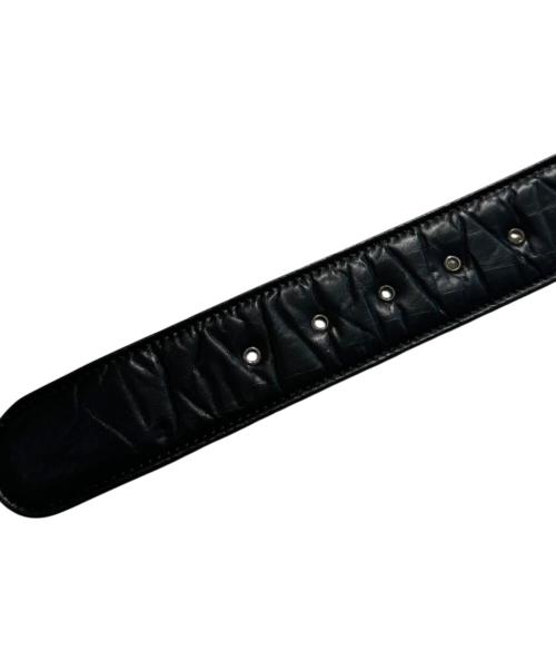 CHANEL（シャネル）CHANEL (シャネル) ココマークレザーベルト ブラックの古着・服飾アイテム