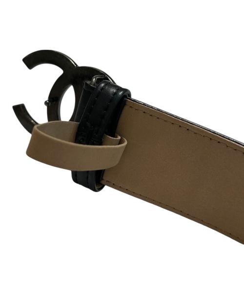 CHANEL（シャネル）CHANEL (シャネル) ココマークレザーベルト ブラックの古着・服飾アイテム