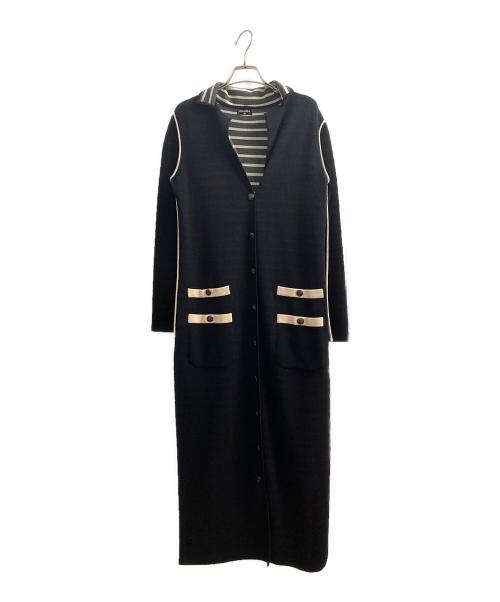 CHANEL（シャネル）CHANEL (シャネル) リバーシブルロングカーディガン ブラック サイズ:38の古着・服飾アイテム