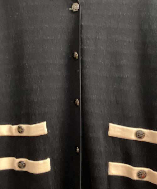 CHANEL（シャネル）CHANEL (シャネル) リバーシブルロングカーディガン ブラック サイズ:38の古着・服飾アイテム