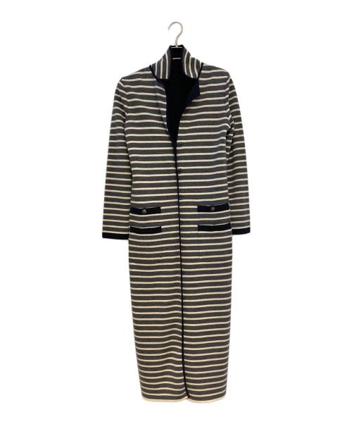 CHANEL（シャネル）CHANEL (シャネル) リバーシブルロングカーディガン ブラック サイズ:38の古着・服飾アイテム