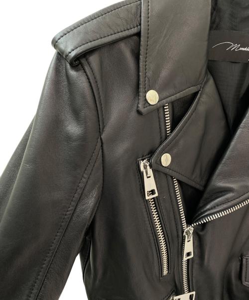 Manokhi（マノーキ）Manokhi (マノーキ) ダブルライダースジャケット ブラック サイズ:Lの古着・服飾アイテム