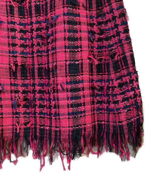 CHANEL（シャネル）CHANEL (シャネル) ノースリーブツイードワンピース ショッキングピンク サイズ:36の古着・服飾アイテム