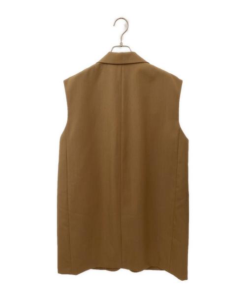 MARNI（マルニ）MARNI (マルニ) ロングジレ ブラウン サイズ:42の古着・服飾アイテム