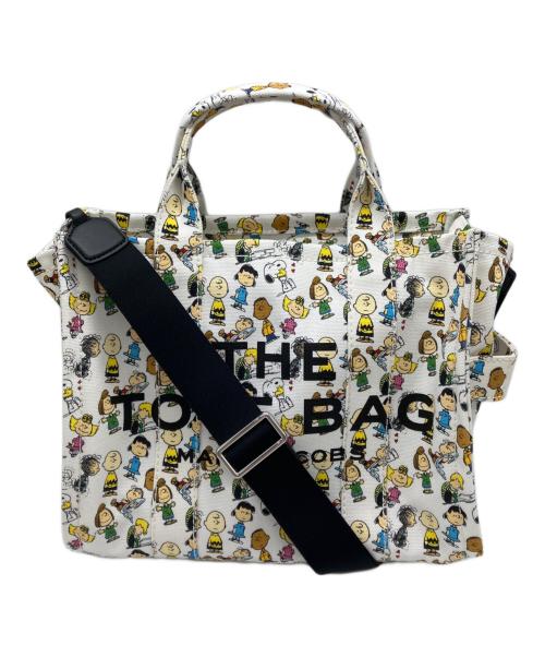 MARC JACOBS（マークジェイコブズ）MARC JACOBS (マークジェイコブズ) PEANUTS (ピーナッツ) トートバッグ ホワイトの古着・服飾アイテム
