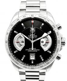 TAG Heuer（タグ・ホイヤー）の古着「Grand Carrera グランドカレラ Ref.CAV511A 43mm 黒文字盤」｜黒文字盤