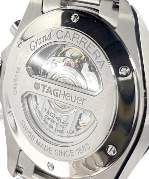 TAG Heuer（タグ・ホイヤー）TAG Heuer (タグ・ホイヤー) Grand Carrera グランドカレラ Ref.CAV511A 43mm 黒文字盤 黒文字盤 サイズ:43㎜/17㎝の古着・服飾アイテム