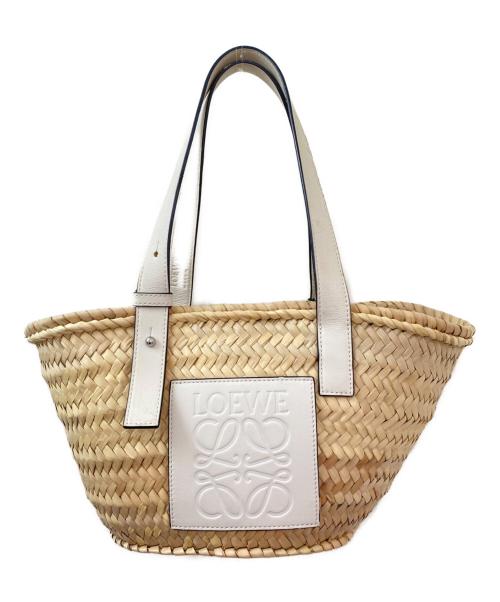 LOEWE（ロエベ）LOEWE (ロエベ) バスケットバッグ ホワイト サイズ:スモールの古着・服飾アイテム