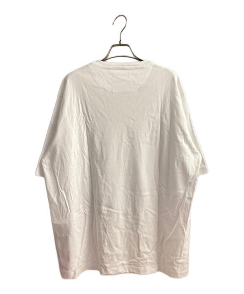 PRADA（プラダ）PRADA (プラダ) トライアングルロゴTシャツ  ホワイト サイズ:Mの古着・服飾アイテム