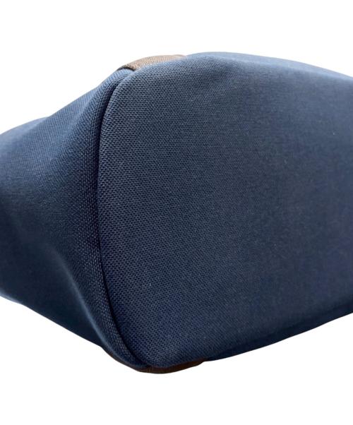 HERMES（エルメス）HERMES (エルメス) Sac de Pansage Groom サックドパンサージュ ネイビー×オレンジ系/D刻印：2019年製造/シルバー金具 ネイビー サイズ:PMの古着・服飾アイテム