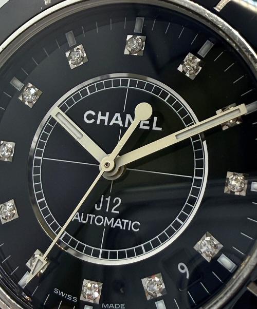 CHANEL（シャネル）CHANEL (シャネル) J12/ジェイテュエルブH1626/黒文字盤38mm/スポーツウォッチ/ファッションウォッチ/時計/腕時計 ホワイト サイズ:38mmの古着・服飾アイテム