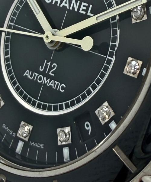 CHANEL（シャネル）CHANEL (シャネル) J12/ジェイテュエルブH1626/黒文字盤38mm/スポーツウォッチ/ファッションウォッチ/時計/腕時計 ホワイト サイズ:38mmの古着・服飾アイテム
