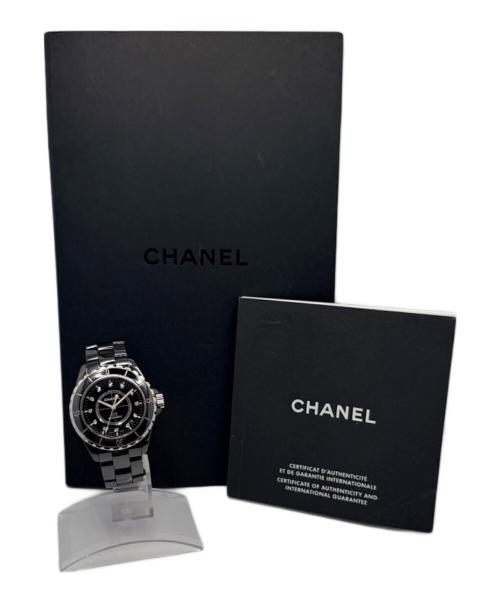 CHANEL（シャネル）CHANEL (シャネル) J12/ジェイテュエルブH1626/黒文字盤38mm/スポーツウォッチ/ファッションウォッチ/時計/腕時計 ホワイト サイズ:38mmの古着・服飾アイテム