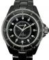 CHANEL（シャネル）の古着「J12/ジェイテュエルブH1626/黒文字盤38mm/スポーツウォッチ/ファッションウォッチ/時計/腕時計」｜ホワイト