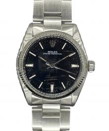 ROLEX（ロレックス）の古着「Oyster Perpetual 31mm/オイスターパーペチュアル 31mm/Ref.6748/ブラック文字盤」｜黒文字盤