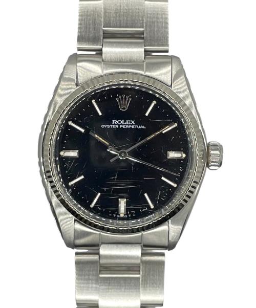 ROLEX（ロレックス）ROLEX (ロレックス) Oyster Perpetual 31mm/オイスターパーペチュアル 31mm/Ref.6748/ブラック文字盤 黒文字盤 サイズ:31.0mm/18.0mmの古着・服飾アイテム