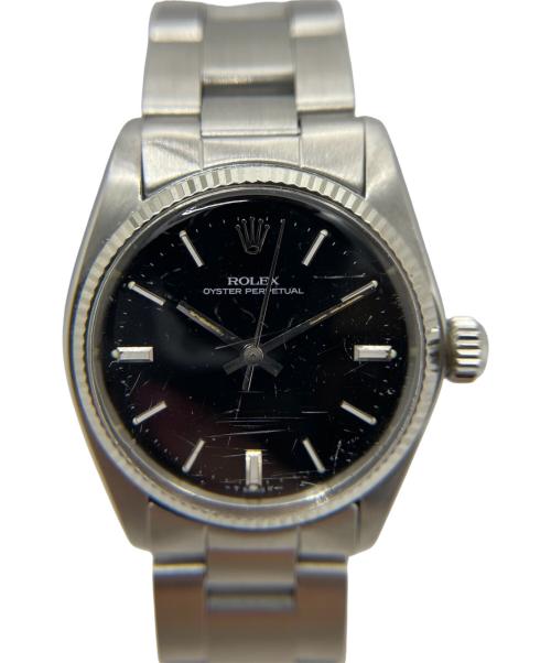 ROLEX（ロレックス）ROLEX (ロレックス) Oyster Perpetual 31mm/オイスターパーペチュアル 31mm/Ref.6748/ブラック文字盤 黒文字盤 サイズ:31.0mm/18.0mmの古着・服飾アイテム