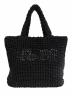 PRADA (プラダ) クロシェハンドバッグ ブラック サイズ:small：125000円