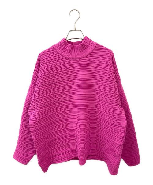 PLEATS PLEASE（プリーツプリーズ）PLEATS PLEASE (プリーツプリーズ) CREPE KNIT/クレープニット ピンク サイズ:Freeの古着・服飾アイテム