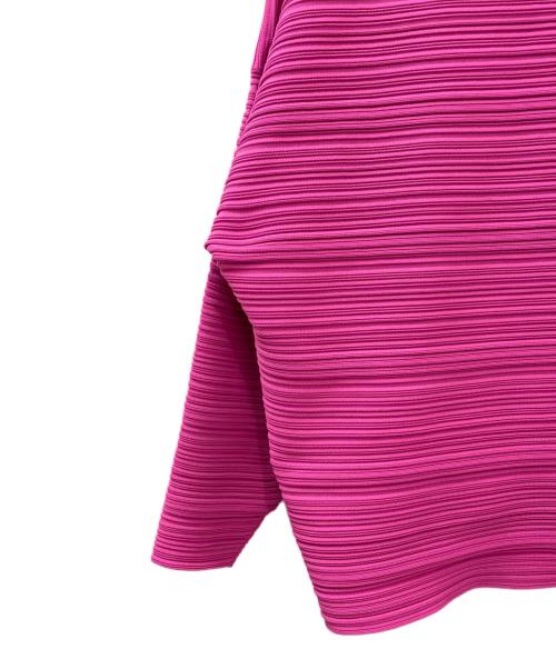 PLEATS PLEASE（プリーツプリーズ）PLEATS PLEASE (プリーツプリーズ) CREPE KNIT/クレープニット ピンク サイズ:Freeの古着・服飾アイテム