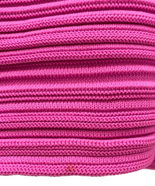 PLEATS PLEASE（プリーツプリーズ）PLEATS PLEASE (プリーツプリーズ) CREPE KNIT/クレープニット ピンク サイズ:Freeの古着・服飾アイテム