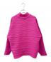 PLEATS PLEASE（プリーツプリーズ）の古着「CREPE KNIT/クレープニット」｜ピンク