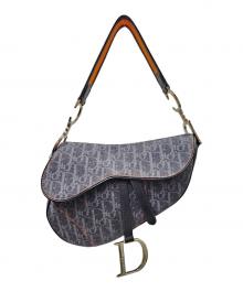 Christian Dior（クリスチャン ディオール）の古着「トロッターサドルバッグ」｜グレー