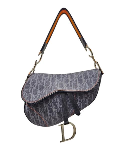 Christian Dior（クリスチャン ディオール）Christian Dior (クリスチャン ディオール) トロッターサドルバッグ グレー サイズ:-の古着・服飾アイテム