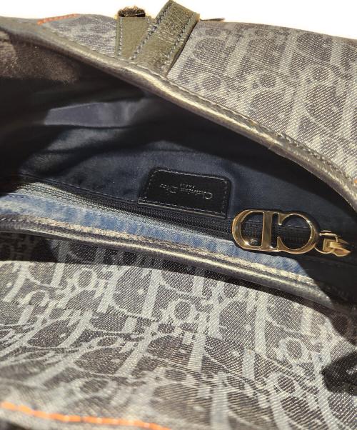 Christian Dior（クリスチャン ディオール）Christian Dior (クリスチャン ディオール) トロッターサドルバッグ グレー サイズ:-の古着・服飾アイテム