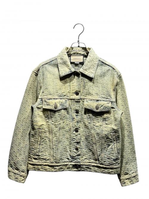 GUCCI（グッチ）GUCCI (グッチ) デニムジャケット インディゴ サイズ:40の古着・服飾アイテム