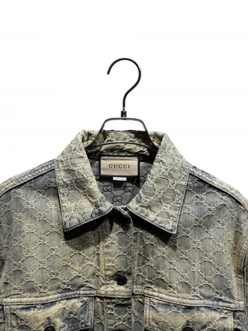 GUCCI（グッチ）GUCCI (グッチ) デニムジャケット インディゴ サイズ:40の古着・服飾アイテム