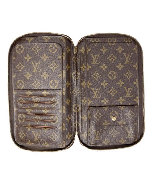 LOUIS VUITTON（ルイ ヴィトン）LOUIS VUITTON (ルイ ヴィトン) トラベルポーチ ブラウンの古着・服飾アイテム