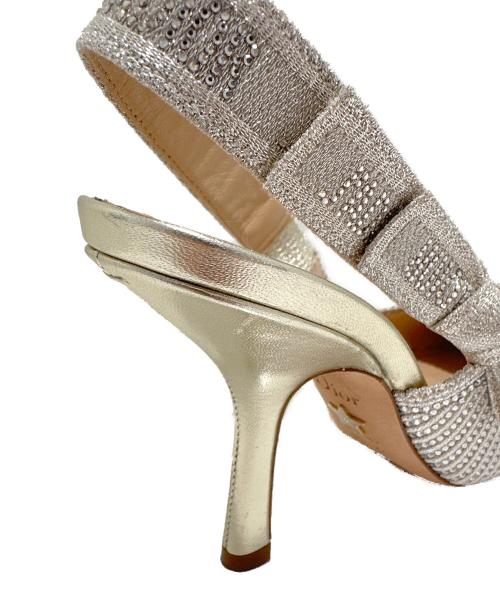 Christian Dior（クリスチャン ディオール）Christian Dior (クリスチャン ディオール) J'Adior スリングバック パンプス シルバー サイズ:35の古着・服飾アイテム