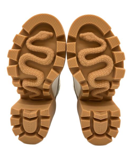 GUCCI（グッチ）GUCCI (グッチ) GG Ankle Boot　GGスプリーム 　659691アンクル ブーツ アイボリー サイズ:35.5の古着・服飾アイテム