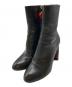 LOUIS VUITTON（ルイ ヴィトン）の古着「LV Silhouette Ankle Boot/サイドジップブーツ」｜ブラック