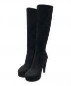 LOUIS VUITTONルイ ヴィトン）の古着「ロングブーツ」｜ブラック