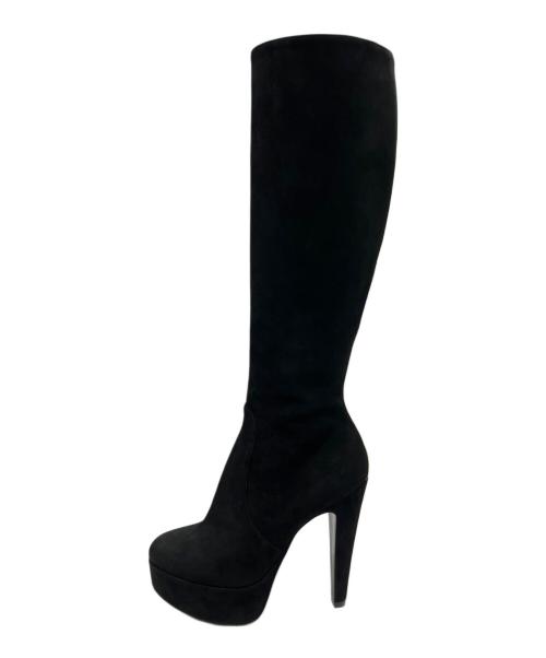 LOUIS VUITTON（ルイ ヴィトン）LOUIS VUITTON (ルイ ヴィトン) ロングブーツ ブラック サイズ:36.5の古着・服飾アイテム