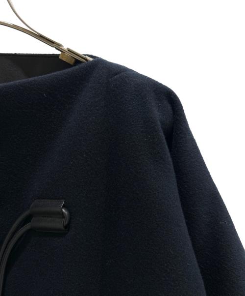 HERMES（エルメス）HERMES (エルメス) レザー切替スリットコート 2H0114DB ネイビー サイズ:34の古着・服飾アイテム