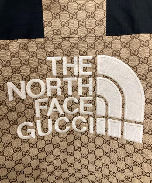 GUCCI（グッチ）GUCCI (グッチ) THE NORTH FACE (ザ ノース フェイス) 2021AW GG CANVAS Down Jacket/GGダウンジャケット ベージュ サイズ:XXXLの古着・服飾アイテム
