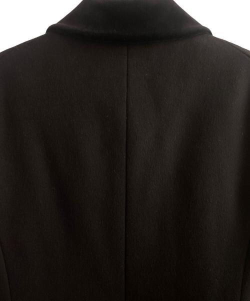 GUCCI（グッチ）GUCCI (グッチ) リボン付きロングコート ブラック サイズ:40の古着・服飾アイテム