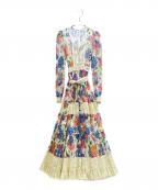 GUCCIグッチ）の古着「Floral Lace Dress/花柄レースワンピース/643434 ZAGH4」｜マルチカラー