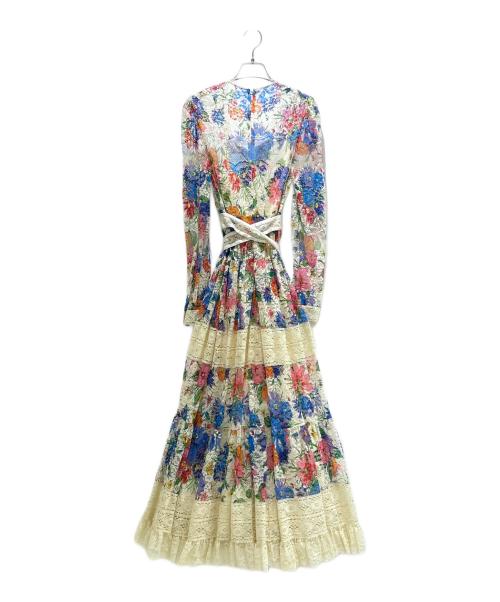 GUCCI（グッチ）GUCCI (グッチ) Floral Lace Dress/花柄レースワンピース/643434 ZAGH4 マルチカラー サイズ:38の古着・服飾アイテム
